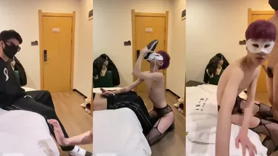 舞蹈练习生VS云鹤学长 猛吸球鞋舔脚 猛操内射