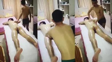 男子私人会所曝光,新郎结婚前夜失身,被帅气技师诱惑强上