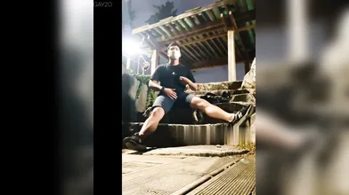 肌肉男自慰撸射