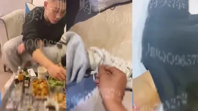 酒后乱性 借着酒劲强上了自己的直男好兄弟 都怪他酒量不行 喝醉了还不走