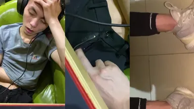 网吧偷摸粉嫩小直男