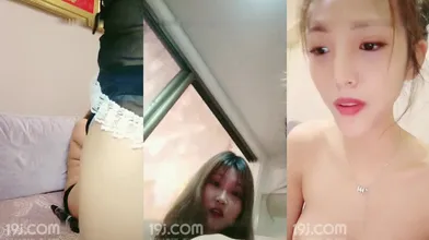 年轻漂亮小嫩妹小花旦直播大秀女仆装激情自慰编号637213FB
