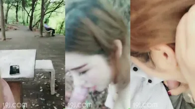 美女主播和男友公园凉亭直播口交还要注意不远处的保安贼刺激编号568D7832