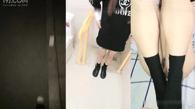 顔值不错苗条妹子深夜和男友户外，公厕扶马桶后入回家再继续啪啪编号5BECD6A