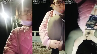 眼镜骚妇主播深夜勾搭硬拉路人路边开操无套后入大哥要戴套还不让编号DE10110A
