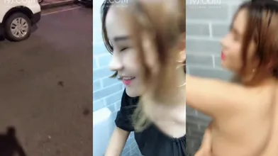 网红脸大胸美乳性感美女陪不远千里来看她的网友饭店吃饭吃到一半时2人悄悄到洗手间操逼,骚货穿的还是丁字裤!编号7B83199D