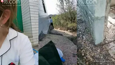穿着睡衣到山上打野战旁边还有一群人在搞烧烤编号5155D890