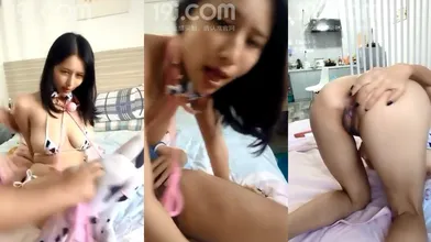 顔值不错大奶妹子SM捆绑炮友双人啪啪大秀先用手指抠逼口交床上后入女上位各种姿势操逼非常精彩编号D165CE90