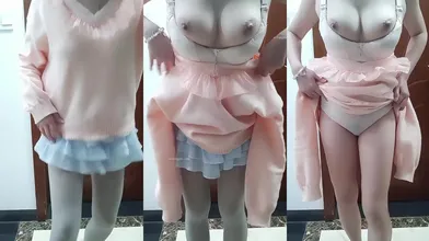 推荐快手颜值御姐【对半微笑（刘姨）】上海快餐店老板娘，漂亮熟女大长腿，身材完美掰逼自慰 (7)