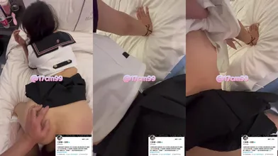 小仙女 水手服妹妹 #叫声可射 放暑假了 聊了几天带去hotel 很乖 很听话 是个小m #对白精彩 做的时候还喜欢说骚话