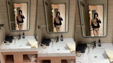 【重磅爆料】，双平台顶级中俄混血大奶美女【阿意】私人订制福利①，丝足高跟诱惑，淫语自慰弹力插逼 (20)