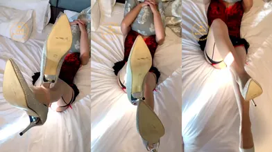 推特轻熟女少妇杀手PUA大神【小熊同学】福利私拍，美足美腿白皙性感，足交啪啪制服诱惑力十足 (247)