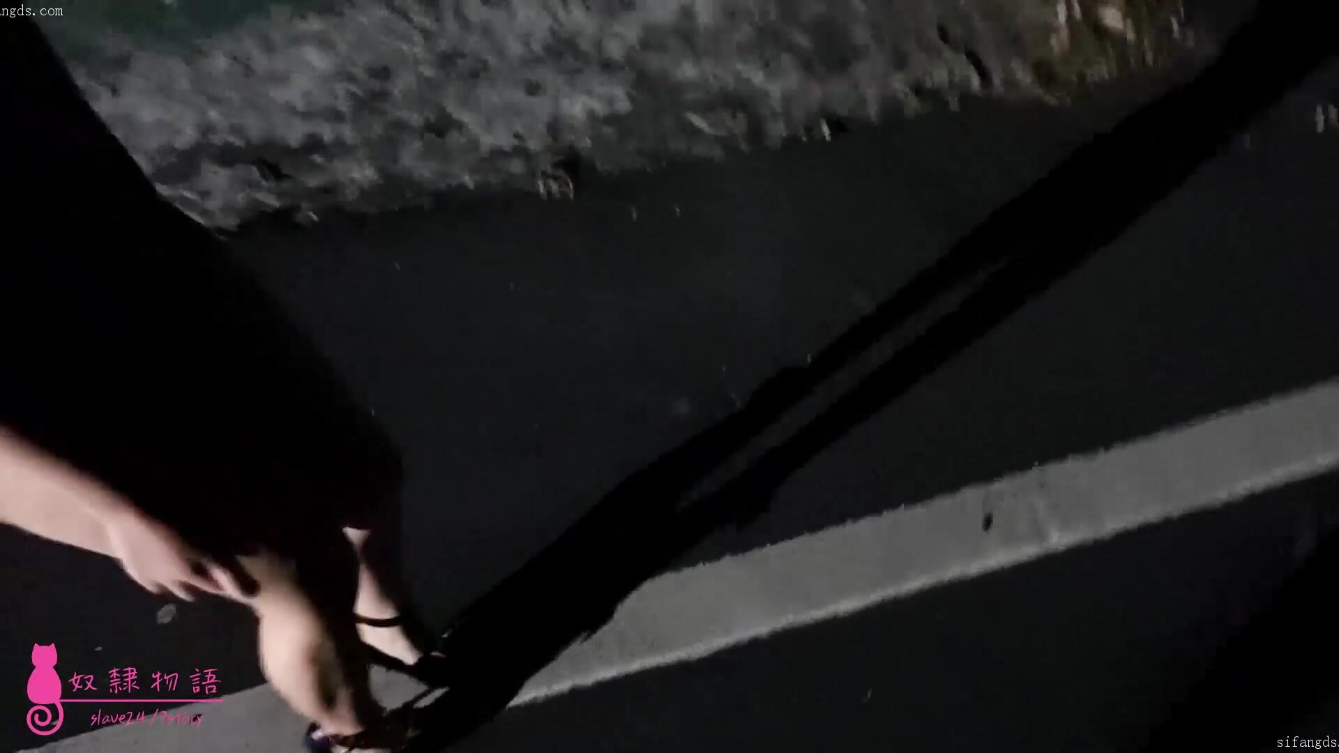 真正的露出调教