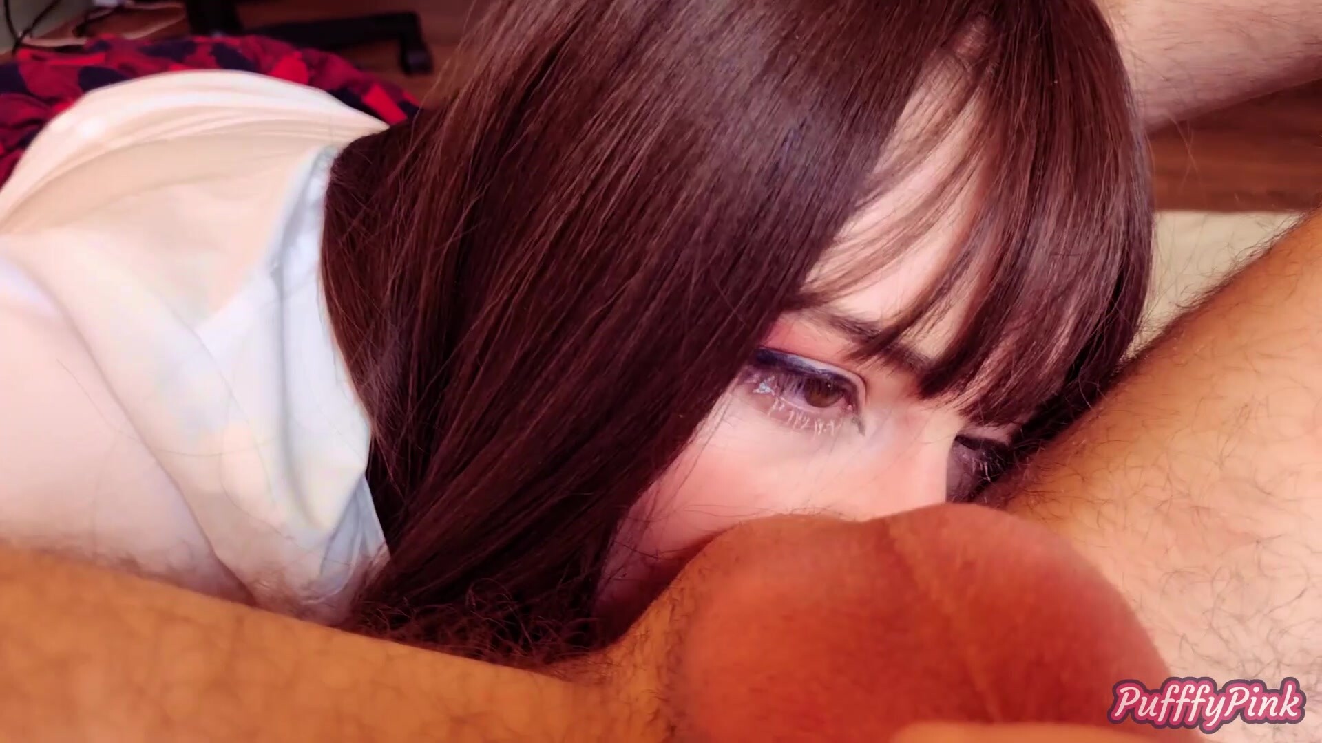 ✨OF巨尻美少女反差甜妹「Pufffypink」被调教成阿黑颜小母狗，露脸吃鸡巴、舔屁眼功夫一流【第二弹】