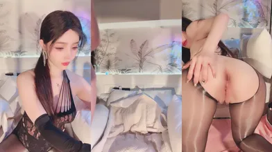 【强烈推荐】，稀毛粉鲍，极品名媛，漂亮御姐【若汐】自慰流浆，高潮喷水，脸穴同框，满满撸点_mp4_ (15)