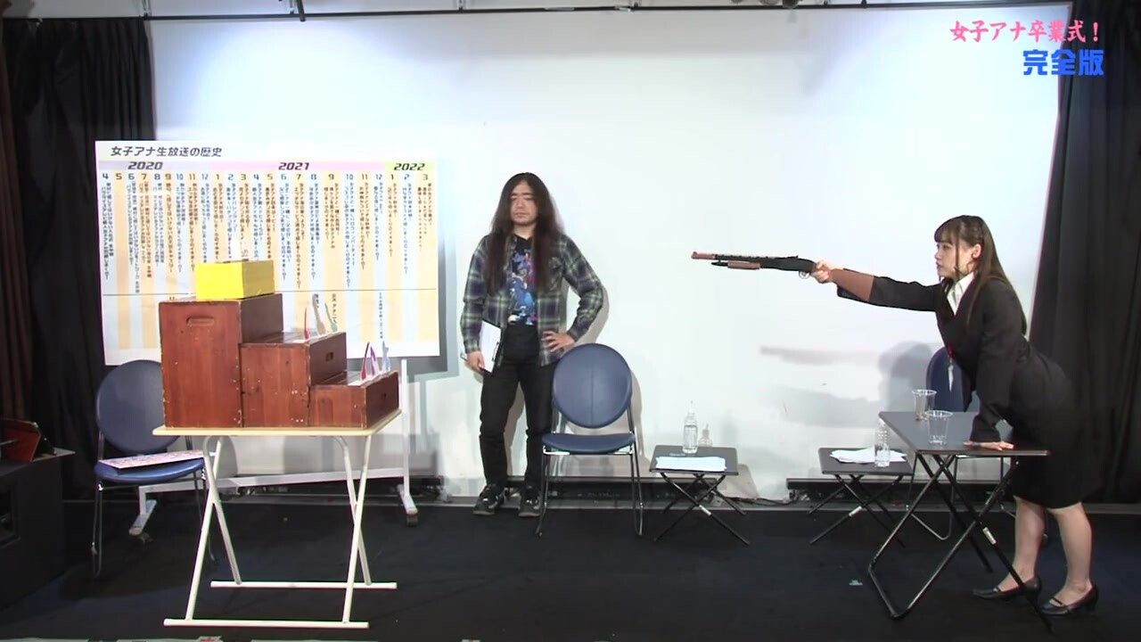 [083PPP-2594] 涙の女子アナ卒業式！逢見リカ&花音うららが最後も感じまくりのイキまくり！マ●コも濡れてヒ～クヒクッ！ 完全版