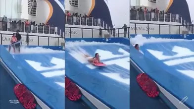 妹子冲浪